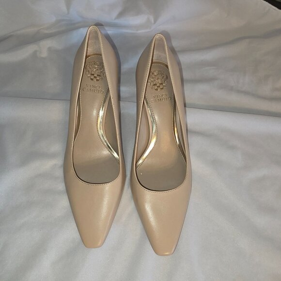 Vince Camuto Nude Pumps Womens Dress Shoes Heels Sz 8M Quiet Luxury - Picture 7 of 11